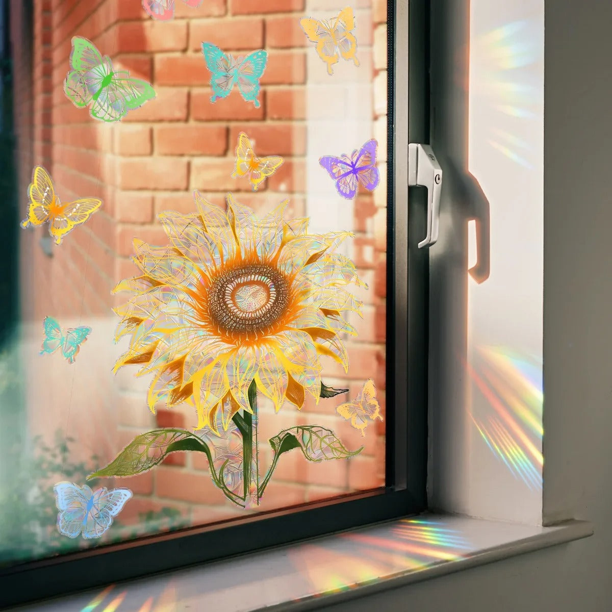 Giant Sunflower SunCatcher Sticker