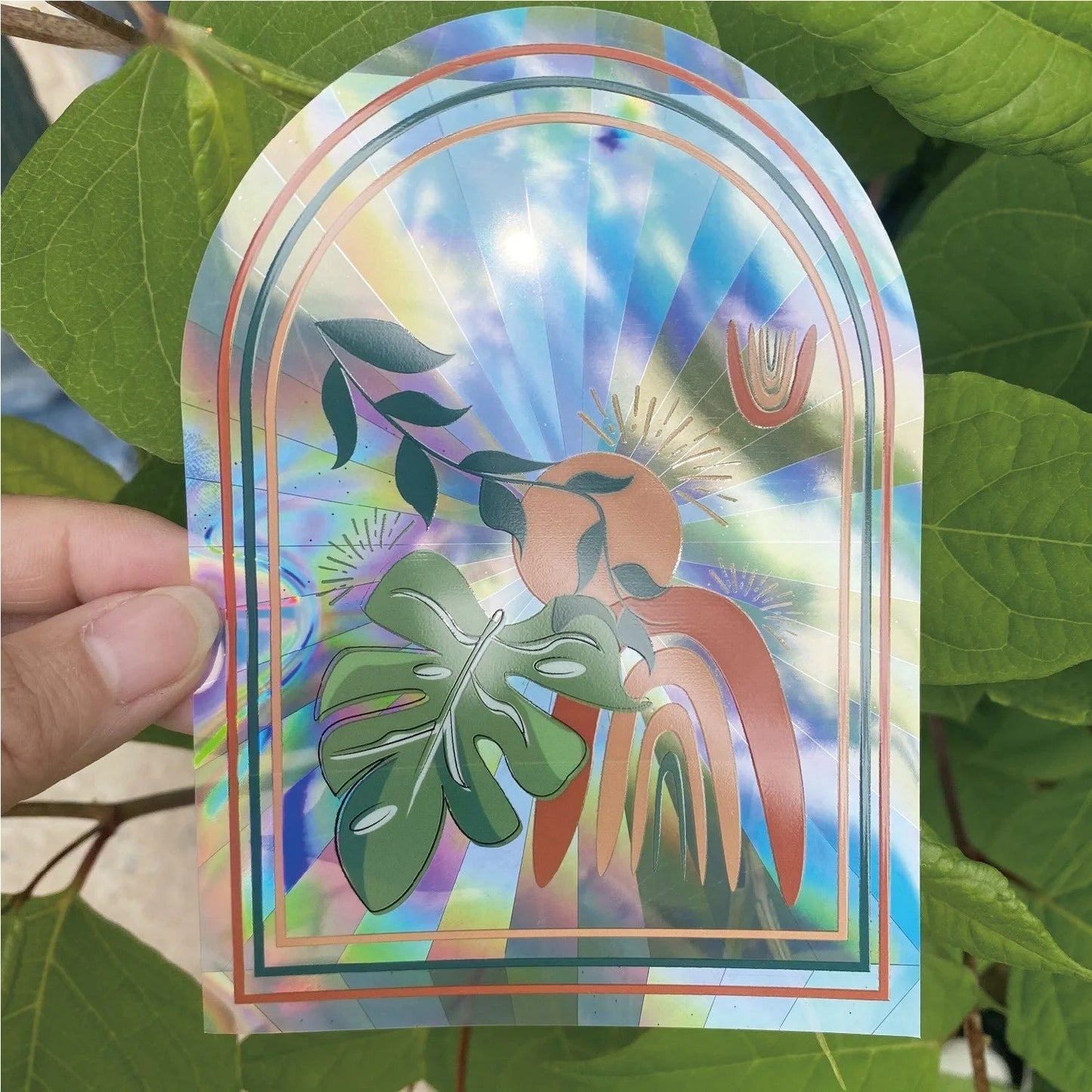 Heaven Portal Suncatcher Sticker