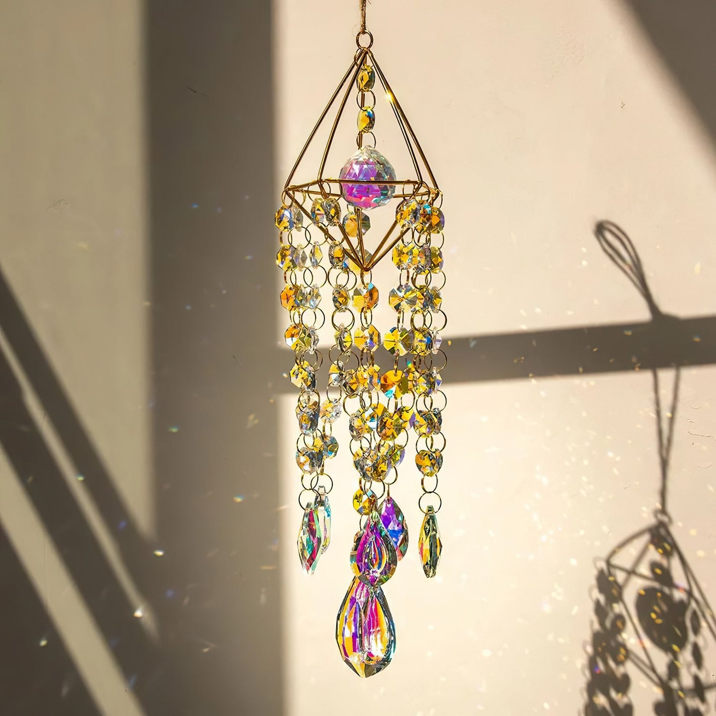 Big Celestial Dreamscape Crystal Suncatcher