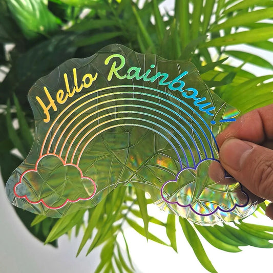 Radiant Rainbow Suncatcher Sticker